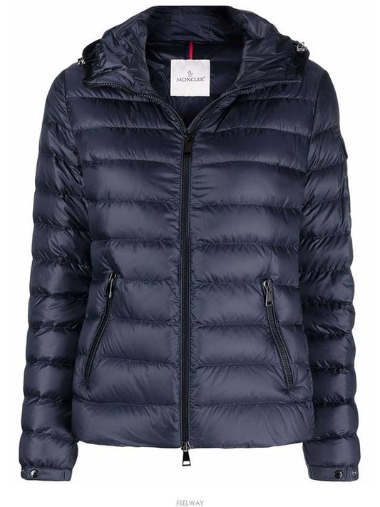 Women's Bles Hooded Lightweight Padding Night Blue - MONCLER - BALAAN 2