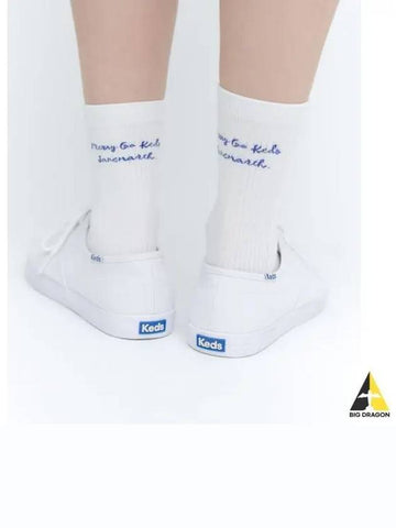 x Janemarch Lettering Socks KD3SCG2J01FOWH - KEDS - BALAAN 1