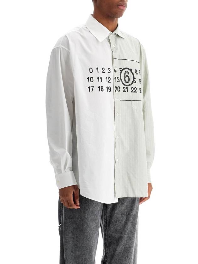 asymmetric numeric shirt with - MAISON MARGIELA - BALAAN 2