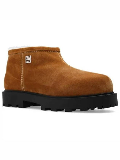 Suede Winter Boots Beige Camel - GIVENCHY - BALAAN 2