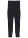 Pleats Bottoms Straight Pants Black - ISSEY MIYAKE - BALAAN 2