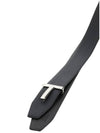 Sliver Soft Grain Leather T Icon Belt Dark Navy Black - TOM FORD - BALAAN 5