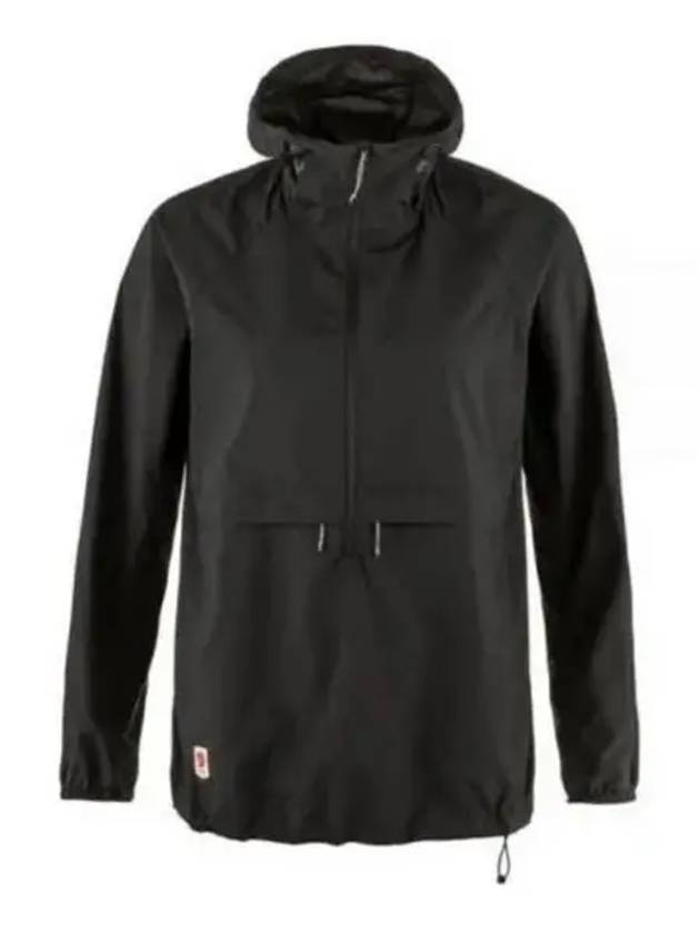 Women's High Coast Lite Anorak Black - FJALL RAVEN - BALAAN 2