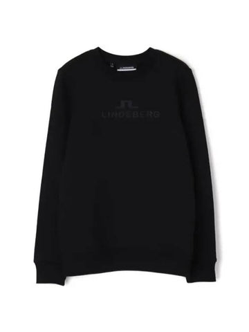 Women's Alpha Crew Neck Sweater Black - J.LINDEBERG - BALAAN 1