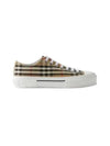 Vintage Check Cotton Sneakers Archive Beige - BURBERRY - BALAAN 2