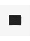 Matelasse Monogram Quilting Flap Half Wallet Black - SAINT LAURENT - BALAAN 5