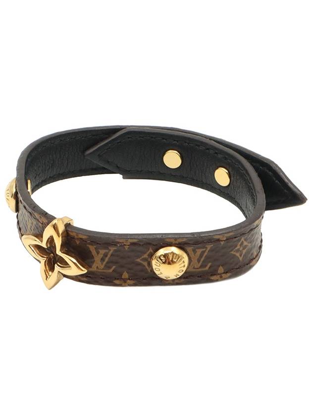 Monogram Canvas Gold Blooming Bracelet No 17 M6534F - LOUIS VUITTON - BALAAN 3