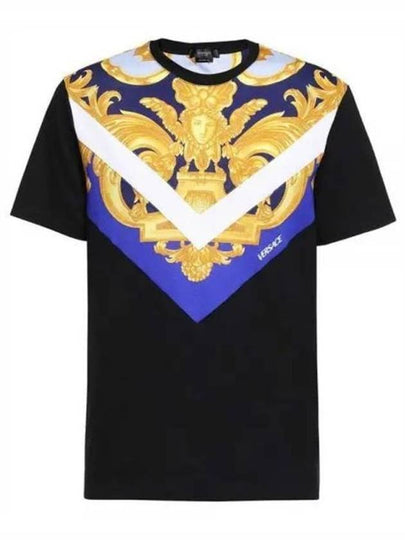 Barocco 660 Short Sleeve T-Shirt Black - VERSACE - BALAAN 2