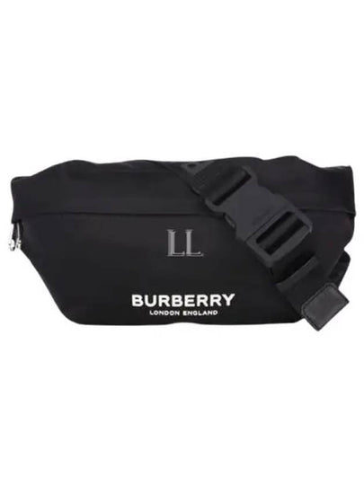 Logo Print Nylon Sonny Bum Belt Bag Black - BURBERRY - BALAAN 2