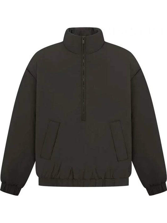 Nylon puffer half zip bomber jacket black - FEAR OF GOD ESSENTIALS - BALAAN 1