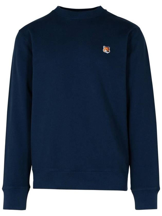 Fox Head Patch Regular Sweatshirt Midnight Blue - MAISON KITSUNE - BALAAN 2