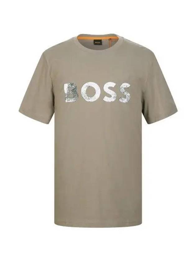 Mix logo print short sleeve t shirt 50515997 246 - BOSS - BALAAN 1