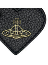 Grain Leather Heart Keyring Black - VIVIENNE WESTWOOD - BALAAN 5