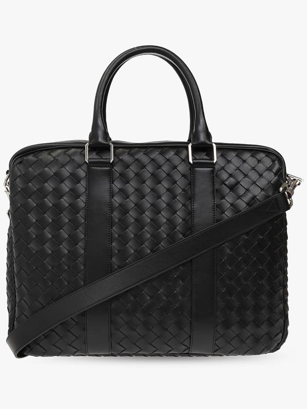 Bottega Veneta ‘Classic Intrecciato Large’ Briefcase, Men's, Black - BOTTEGA VENETA - BALAAN 1