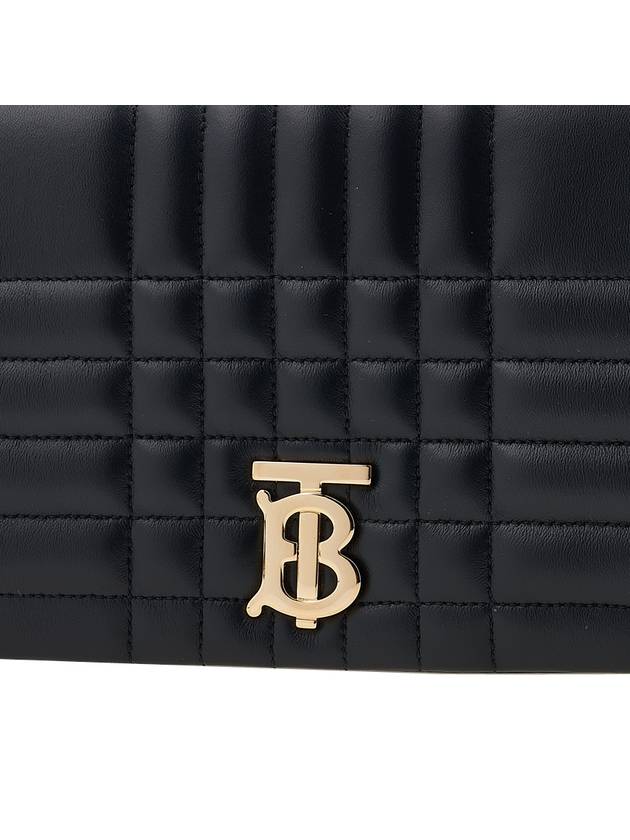 Lola Quilted Leather Medium Cross Bag Black - BURBERRY - BALAAN 7