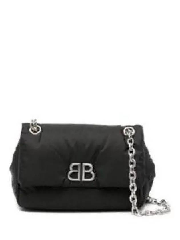 Mini Monaco Shoulder Bag Black - BALENCIAGA - BALAAN 2