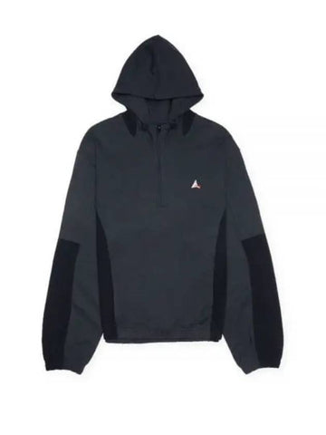 24 Paneled Hoodie RBMW088JY01 BLK0001 - ROA - BALAAN 1