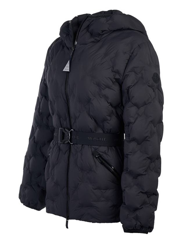 Women's Adonis Short Down Hooded Padding Black - MONCLER - BALAAN 3