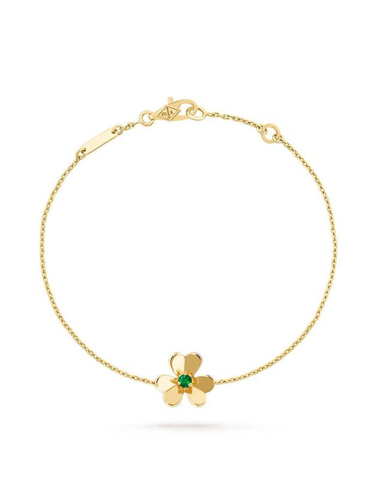 Freeball Emerald Pendant Mini Bracelet Yellow Gold VCARP7SC00 - VANCLEEFARPELS - BALAAN 2