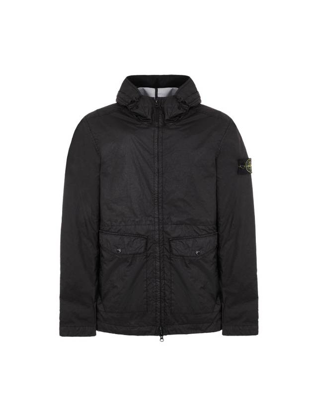 Membrana 3L TC Hooded Jacket Black - STONE ISLAND - BALAAN 2