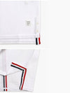 Men's Center Back Striped Short Sleeve T-Shirt White - THOM BROWNE - BALAAN 4