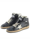 Men's Sky Star Nappa Leather High Top Sneakers Black - GOLDEN GOOSE - BALAAN 2