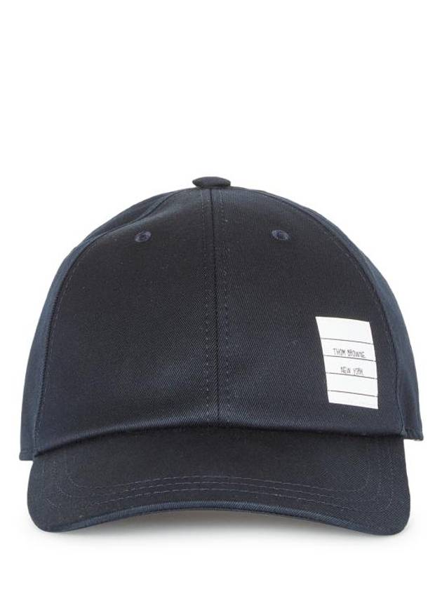 Classic Logo Patch Ball Cap Navy - THOM BROWNE - BALAAN 2