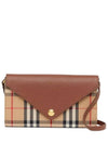 Vintage Check Strap Long Wallet Brown - BURBERRY - BALAAN 2