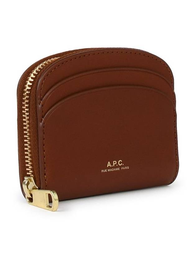 Half Moon Card Coin Wallet Brown - A.P.C. - BALAAN 2