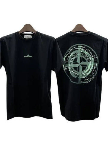 Kids Logo DROP SHOT ONE Short Sleeve T Shirt 10 12 781621053 V0029 1094386 - STONE ISLAND - BALAAN 1