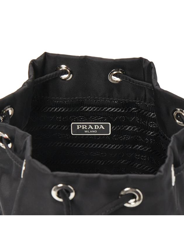 Re-Nylon Drawstring Pouch Black - PRADA - BALAAN 10