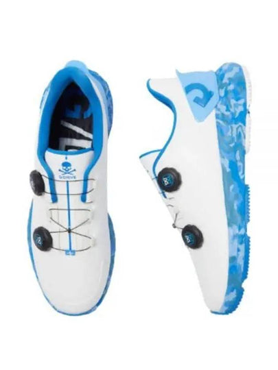 Men's G Drive Perforated TPU Camo Spikeless White Blue - G/FORE - BALAAN 2