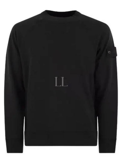 Compass Badge Sweatshirt Black - STONE ISLAND - BALAAN 2