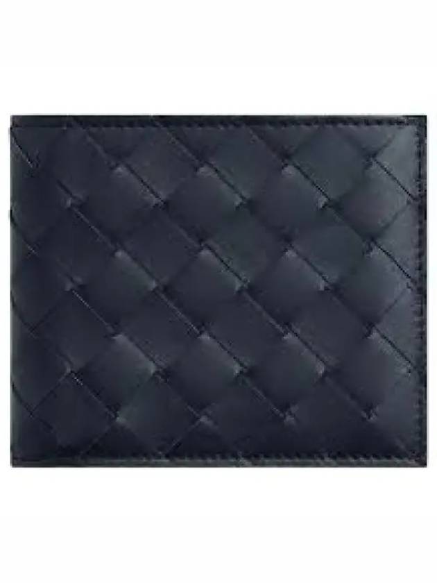 Bottega Veneta 592778 V48H2 8803 Intrecciato Half Wallet Glossy Black - BOTTEGA VENETA - BALAAN 2