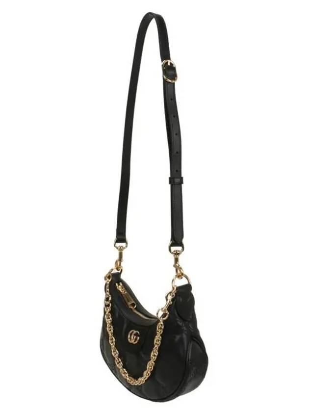 GG Matelasse Leather Mini Shoulder Bag Black - GUCCI - BALAAN 3