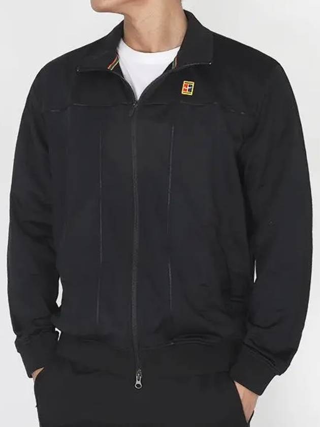 Court Tennis Zip-Up Jacket Black - NIKE - BALAAN 2