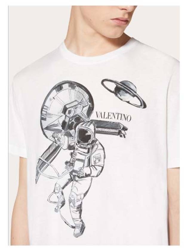 Men's printed short sleeve tshirt VMG05D6150BO - VALENTINO - BALAAN 4