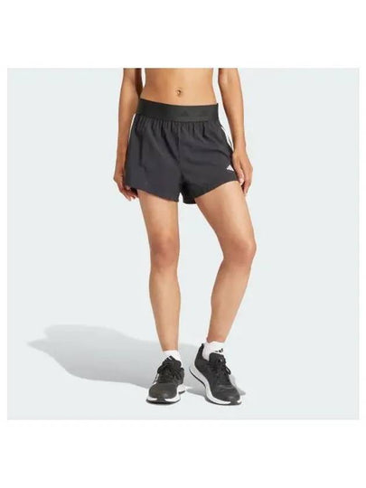 Hyper Glam Woven Shorts Black - ADIDAS - BALAAN 2