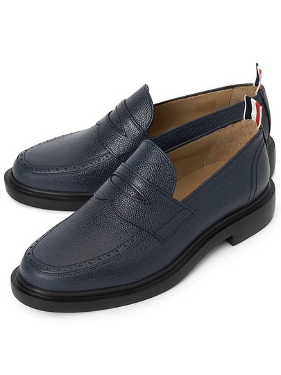 Classic Leather Penny Loafers Blue - THOM BROWNE - BALAAN 2