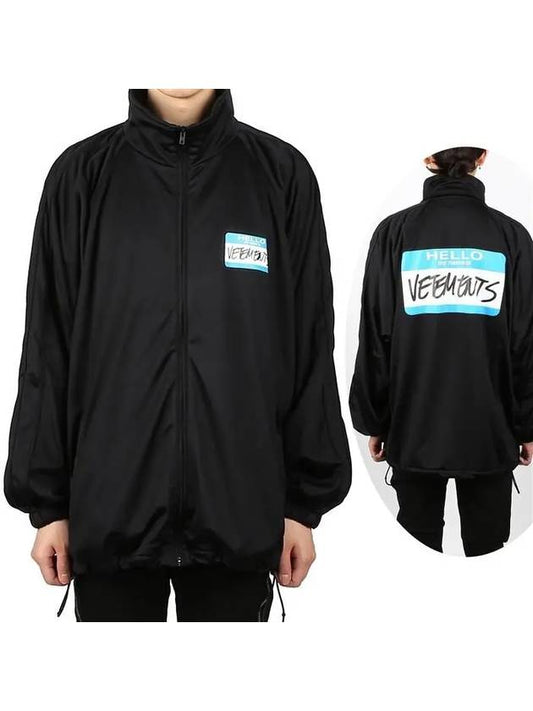 My Name Is Zip Up Hoodie Black - VETEMENTS - BALAAN 2