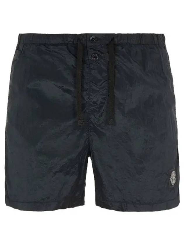 Men's Nylon Metal Swim Shorts Black - STONE ISLAND - BALAAN 2