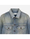 Men s Denim Jacket OMYE005S20386003 - OFF WHITE - BALAAN 2