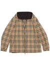 Reversible Vintage Check Hooded Jacket Archive Beige - BURBERRY - BALAAN 2