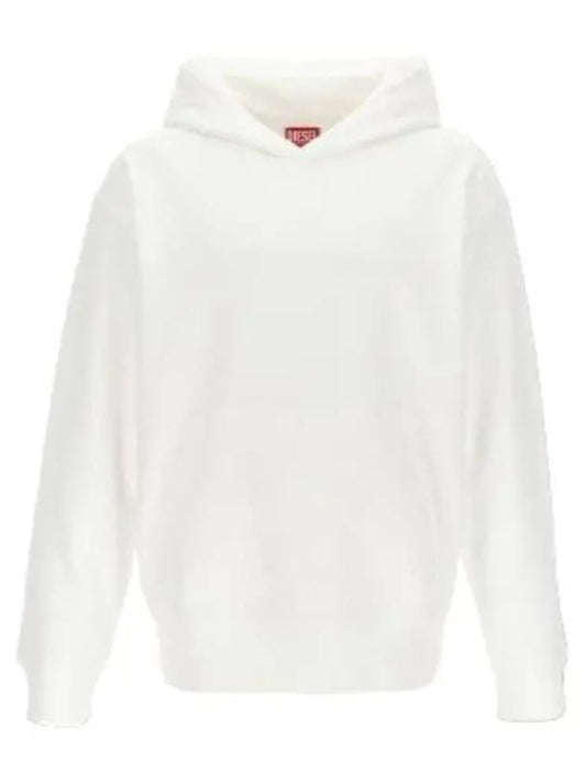 Max Megobal Hooded White Sweatshirt - DIESEL - BALAAN 1