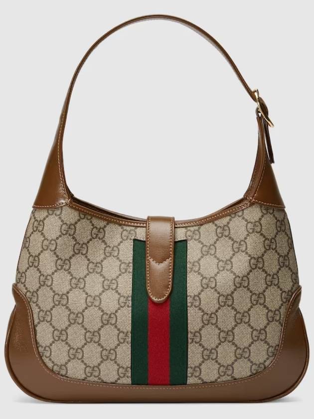 Jackie 1961 GG Supreme Small Shoulder Bag Brown - GUCCI - BALAAN 6