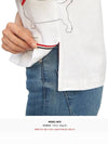 Cotton Twin Hector Embroidery Short Sleeve T-Shirt White - THOM BROWNE - BALAAN 11