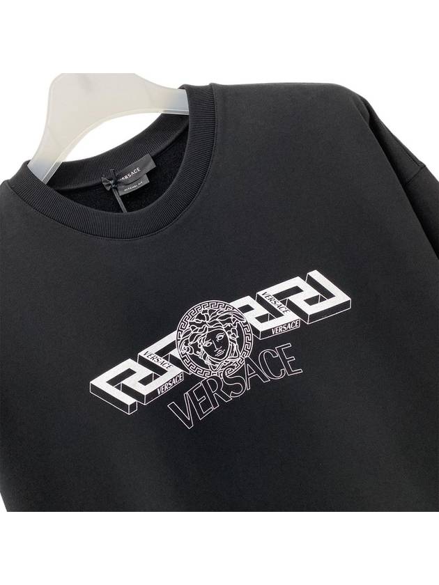 Medusa Logo Sweatshirt Black - VERSACE - BALAAN 3