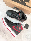 Air Jordan 1 Zoom Comfort BreADDLow Top Sneakers Black Red - NIKE - BALAAN 3