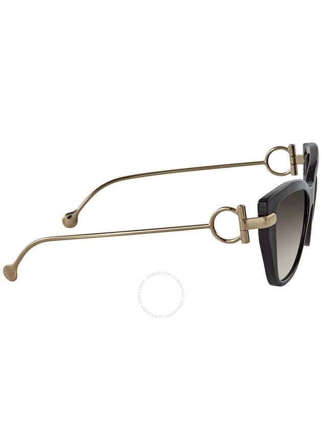 Ferragamo Black Cat Eye Ladies Sunglasses SF928S 001 55 - SALVATORE FERRAGAMO - BALAAN 3