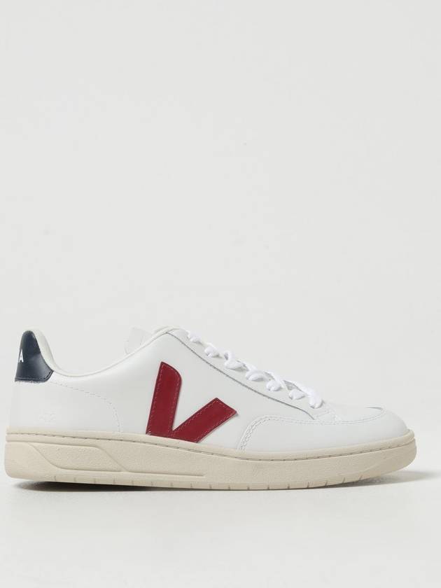 V 12 Red Logo Low Top Sneakers White - VEJA - BALAAN 2